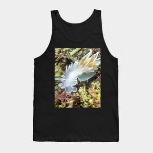 Alabaster Nudibranch / White-lined Dirona Tank Top